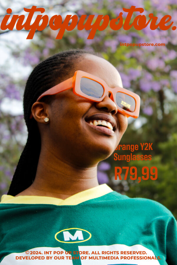 Orange Y2k Sunglasses - Image 5