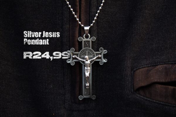 Silver Jesus Pendant - Image 2